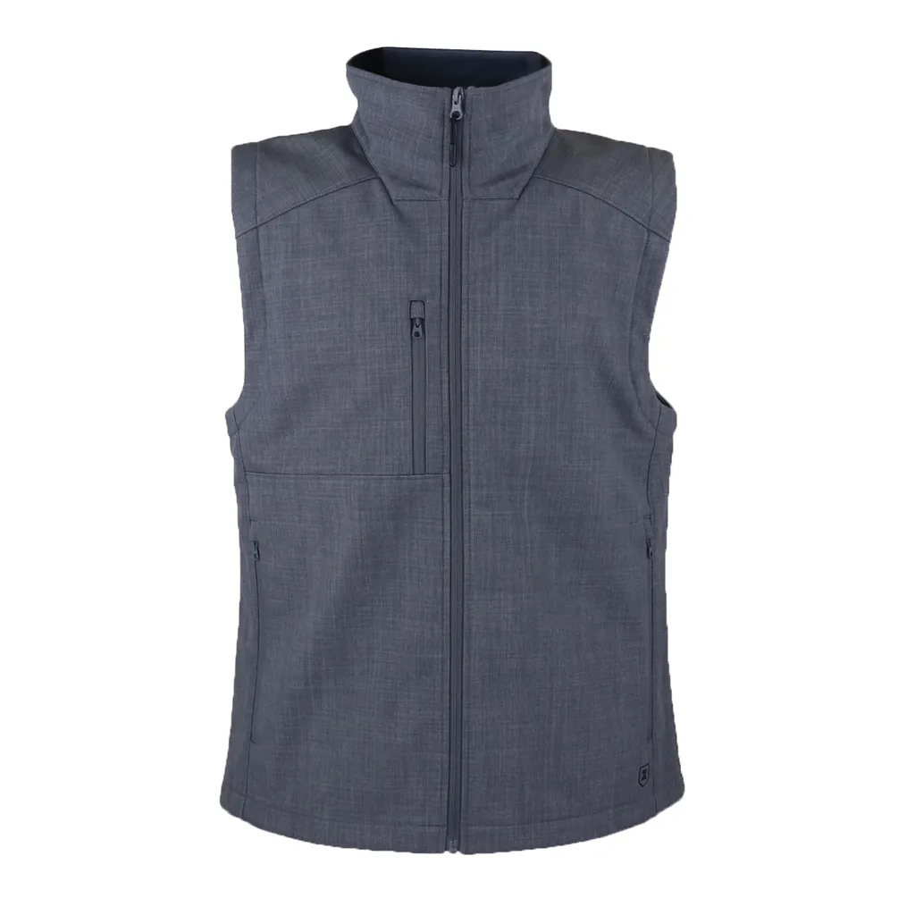 48-Hour Zusa Men's Charcoal Cross-Hatch Wanderlust Vest