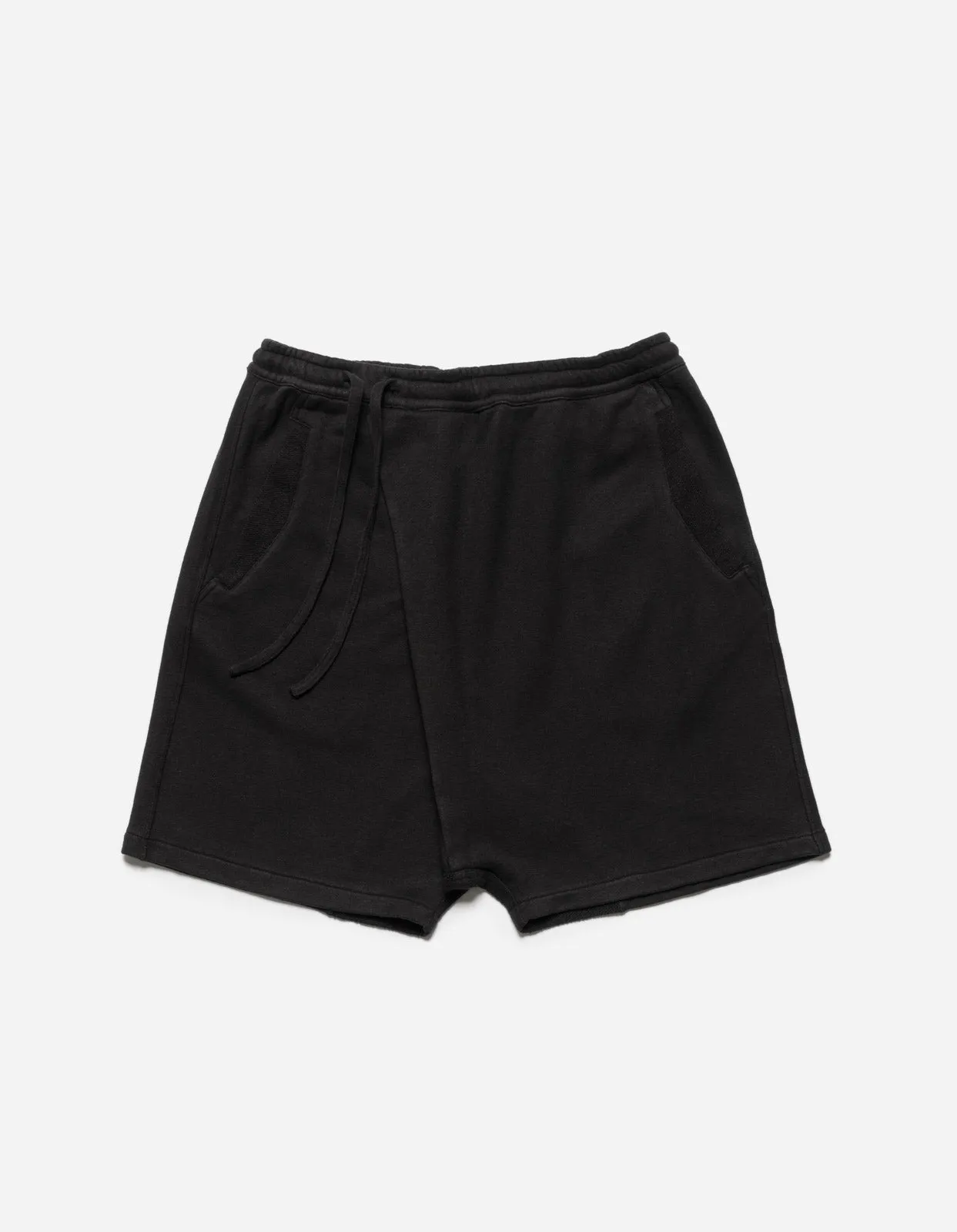 5004 Kesagiri Hemp Sweat Shorts Black BLK-108F