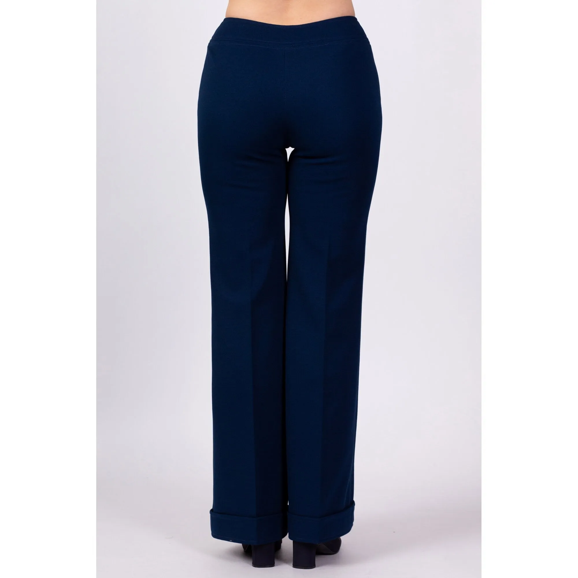 70s Jones New York Navy Blue Trousers - Small