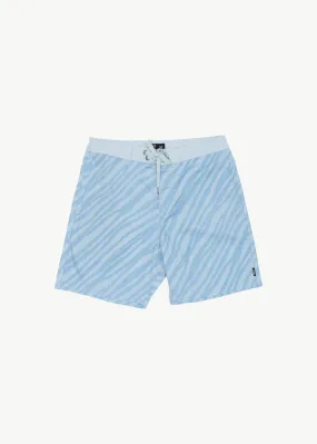 AFENDS Mens Atmosphere - Fixed Waist Boardshorts - Powder Blue