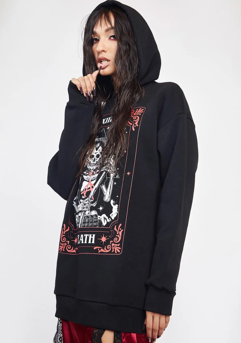 Against The Grain Tarot Hoodie