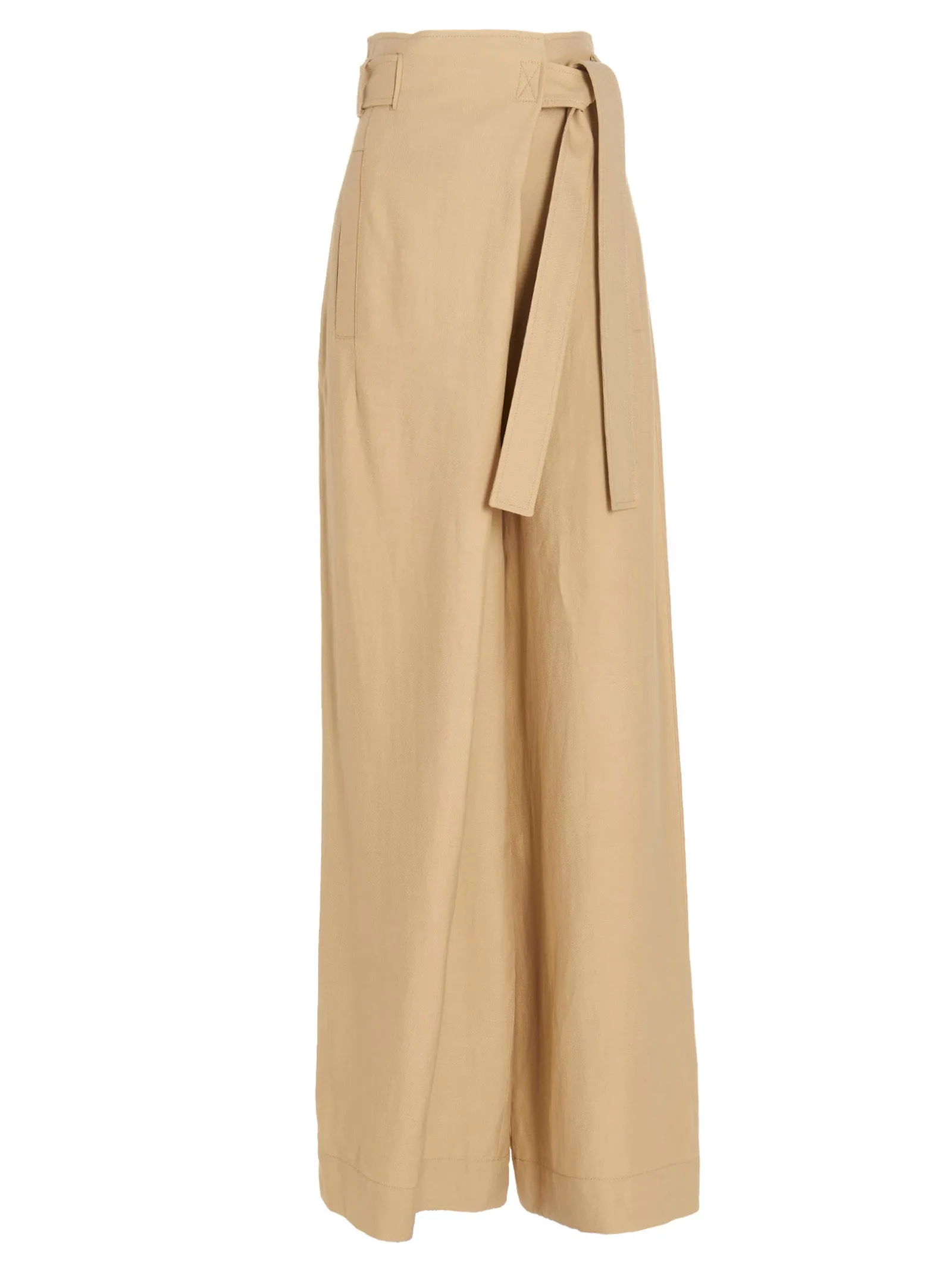 Alberta Ferretti High Waist Wrapped Trousers