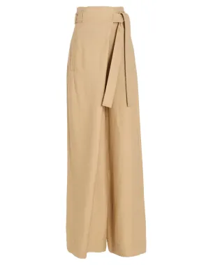 Alberta Ferretti High Waist Wrapped Trousers