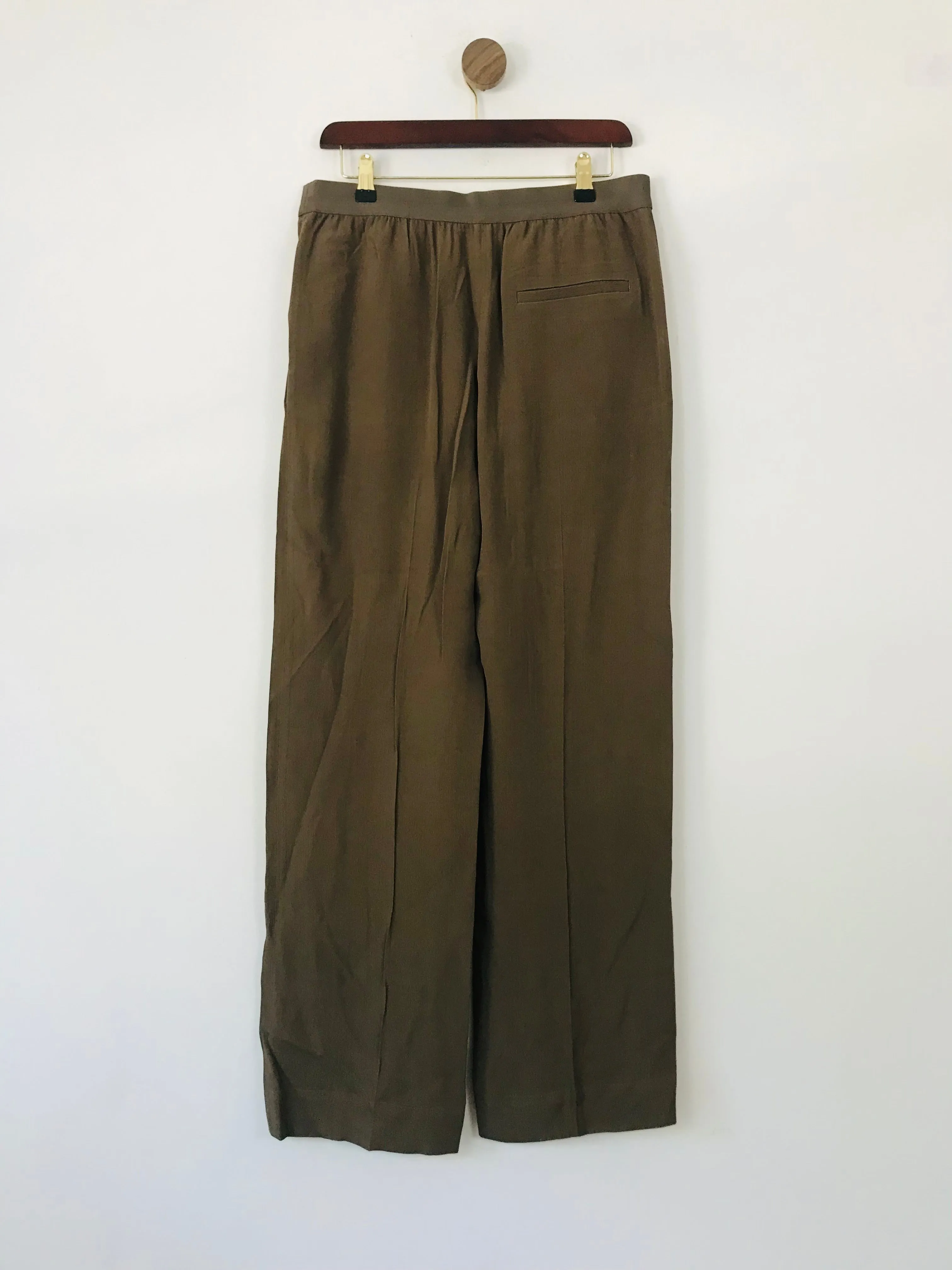 Arket Women's Wide Leg Culottes Trousers | 38 UK10 | Green