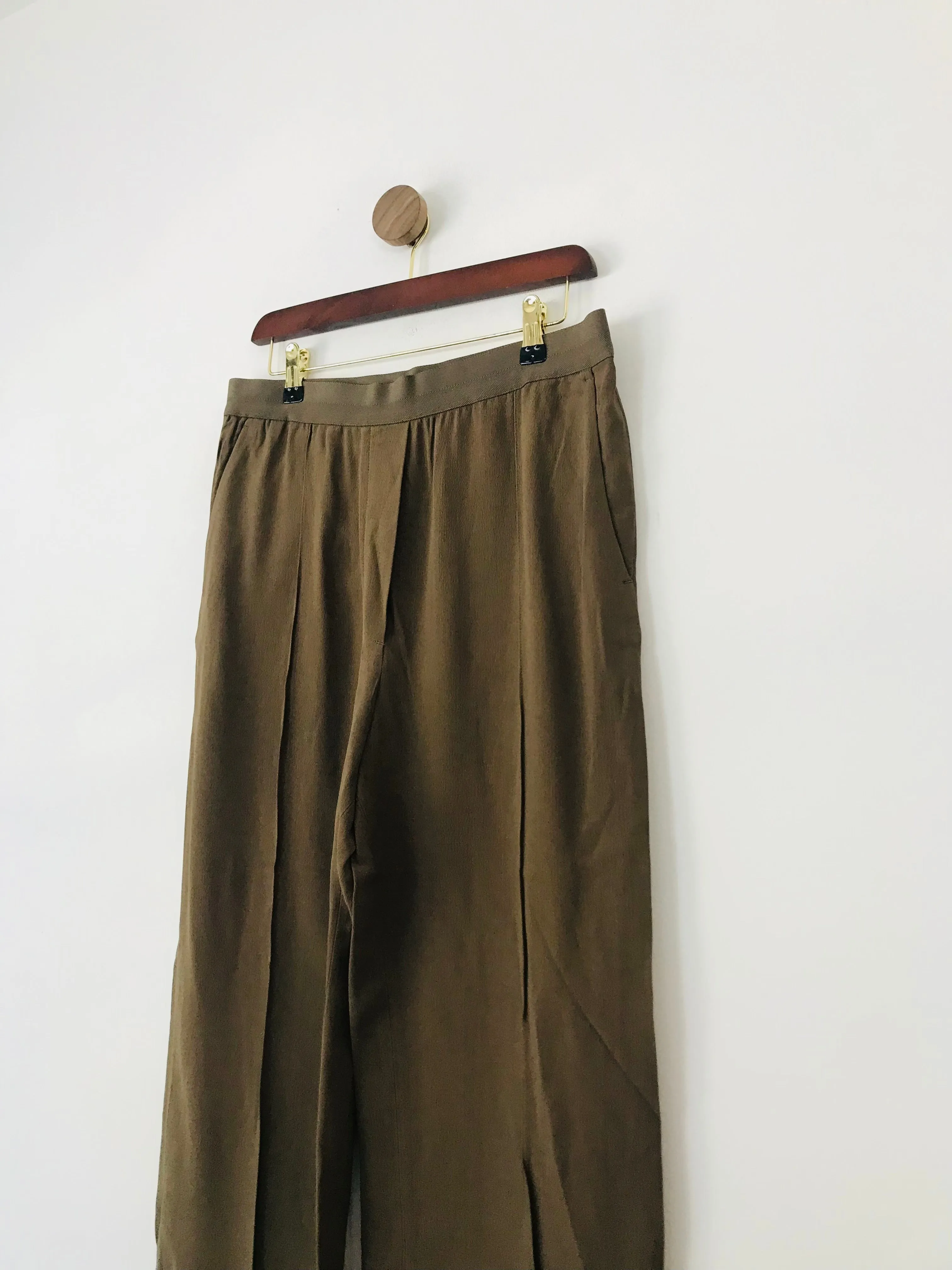 Arket Women's Wide Leg Culottes Trousers | 38 UK10 | Green