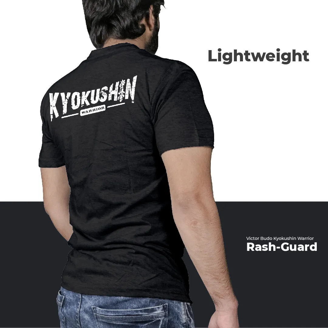 BLACK T-SHIRT KYOKUSHIN WARRIOR LOGO