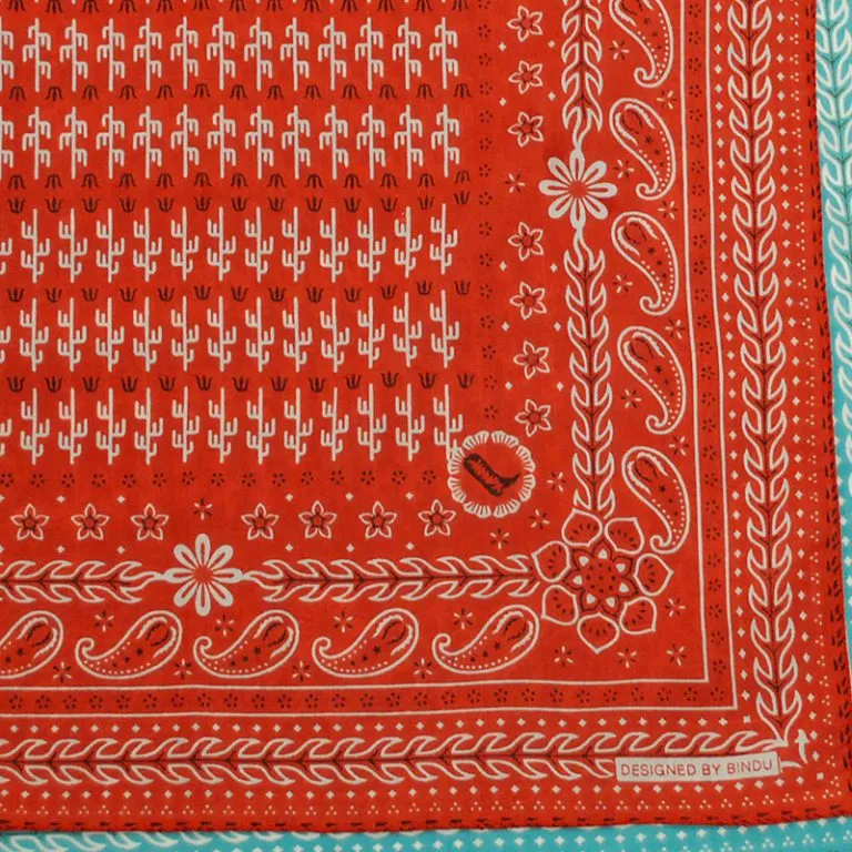 Boots Scarf Red