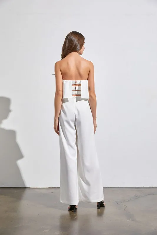 Captivating Allure Strapless Jumpsuit