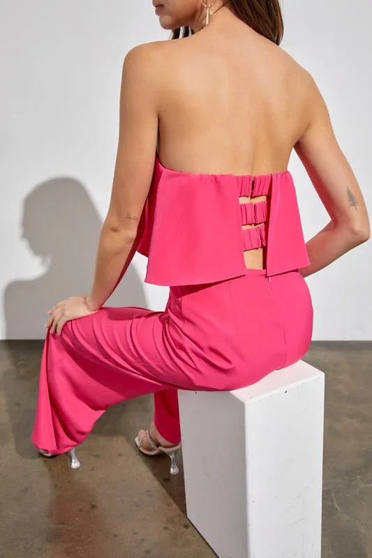 Captivating Allure Strapless Jumpsuit