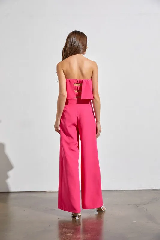 Captivating Allure Strapless Jumpsuit