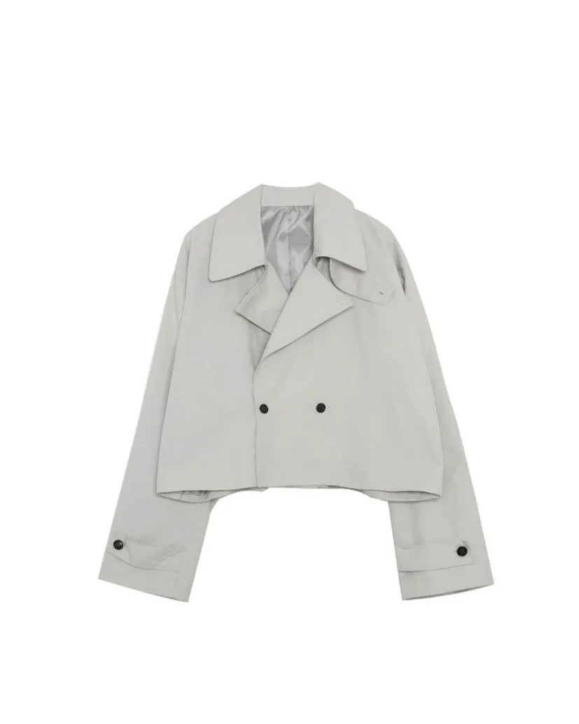 Cropped Trench Coat