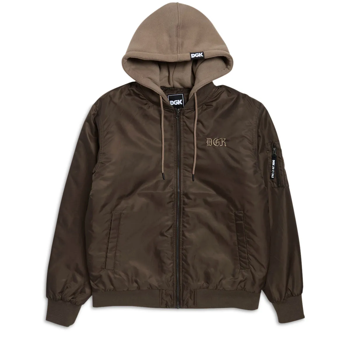 DGK Mindset Bomber Jacket - Brown