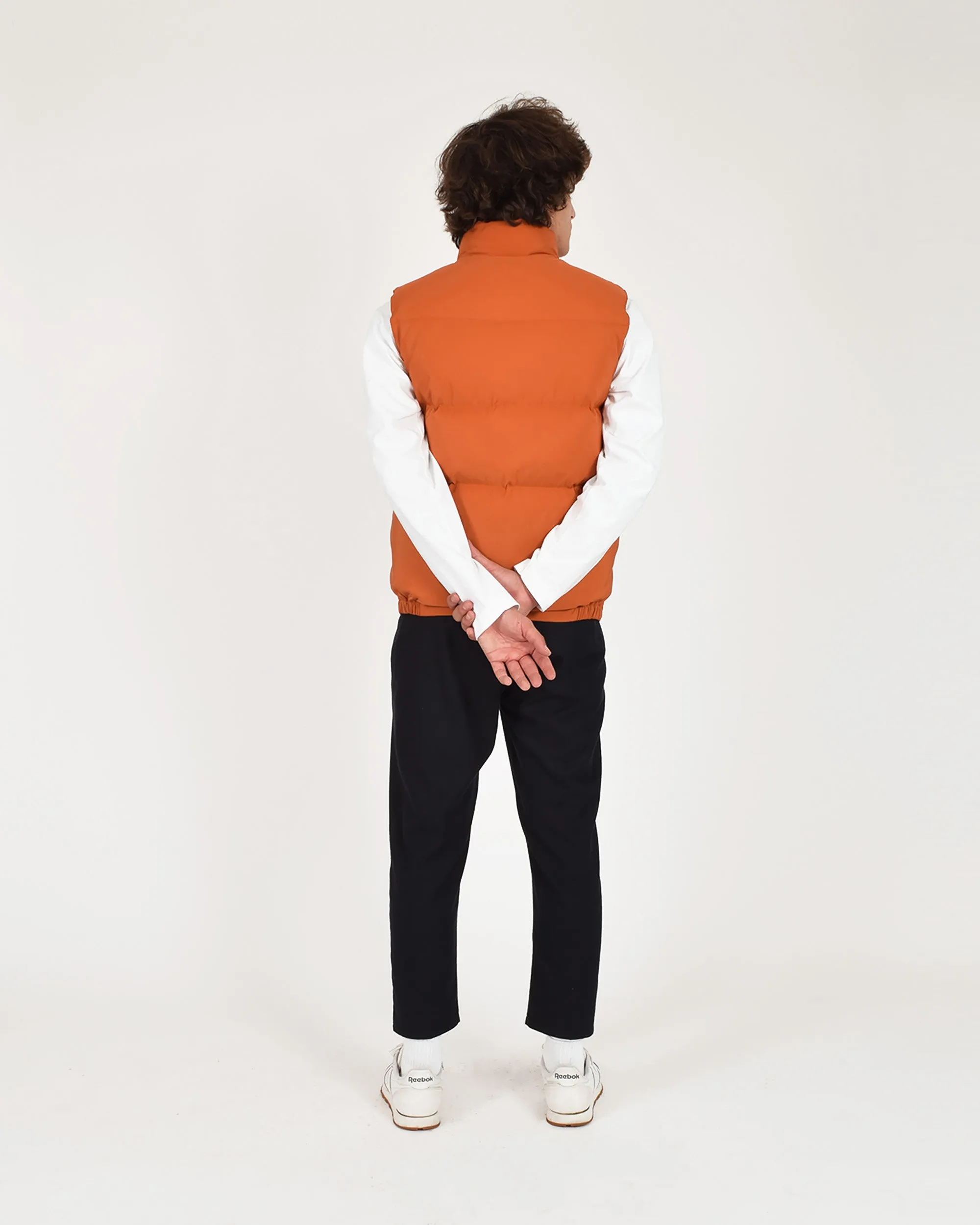 Down Italian Vest - Rust (Final Sale)