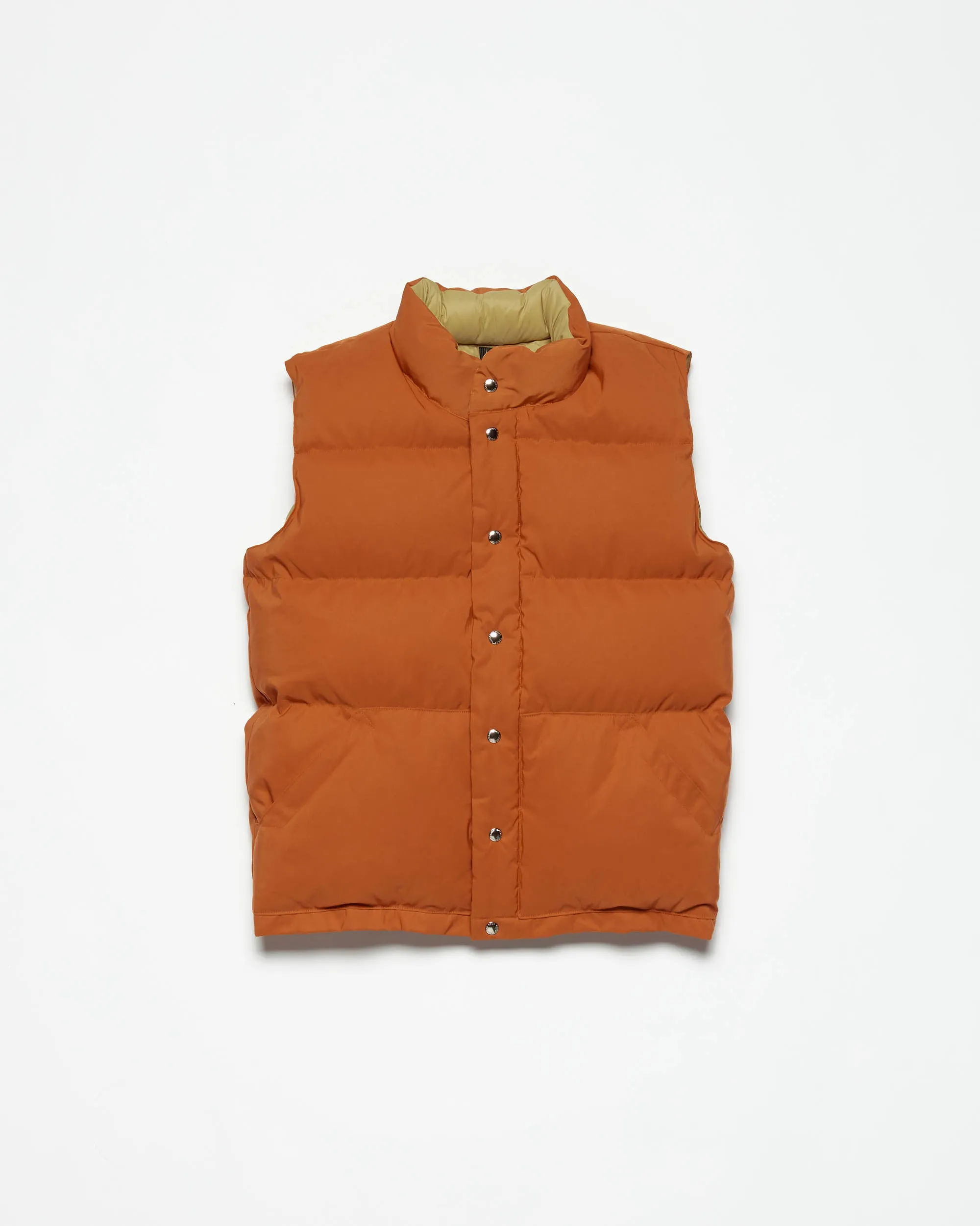 Down Italian Vest - Rust (Final Sale)