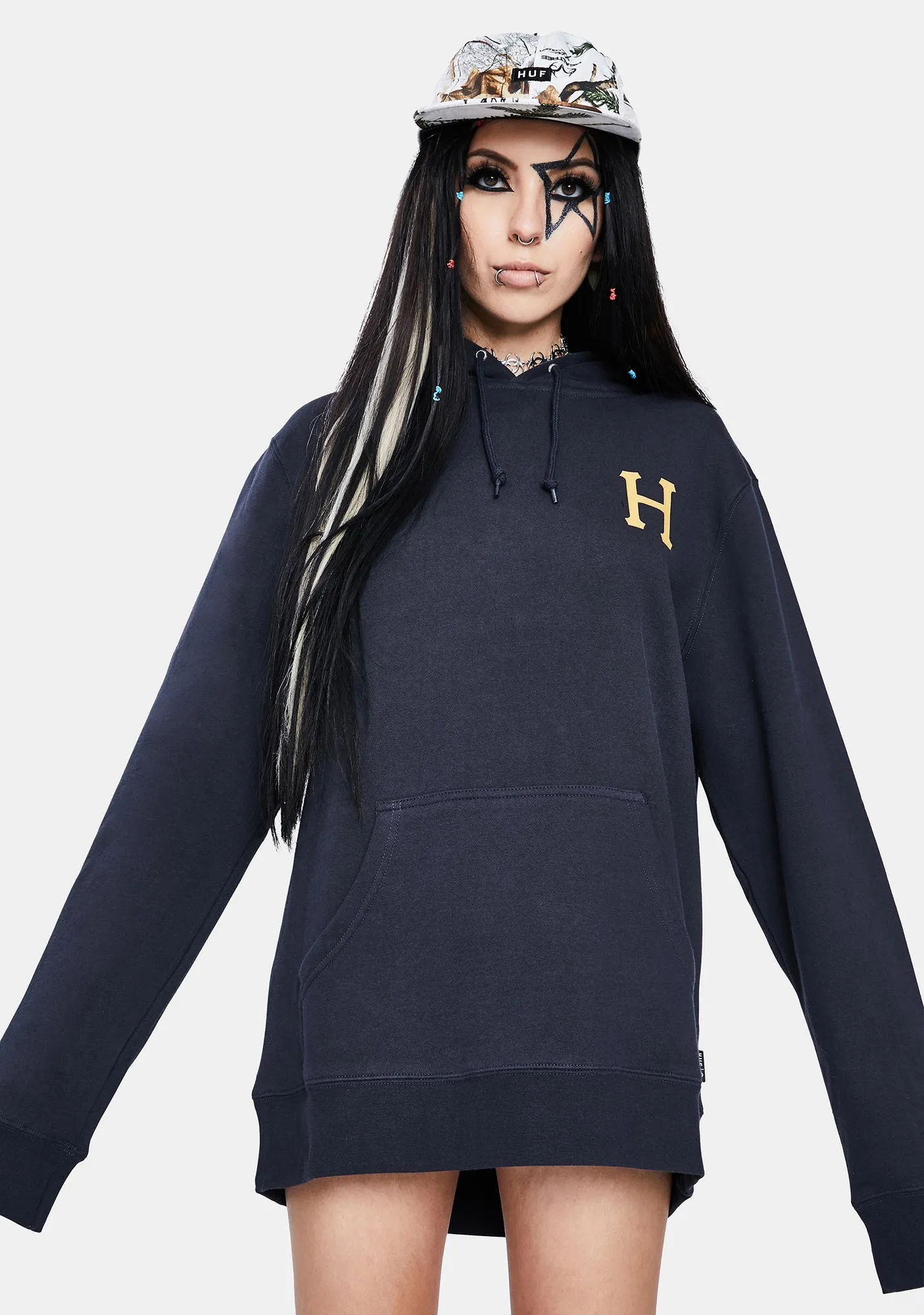 French Navy Planta Pullover Hoodie