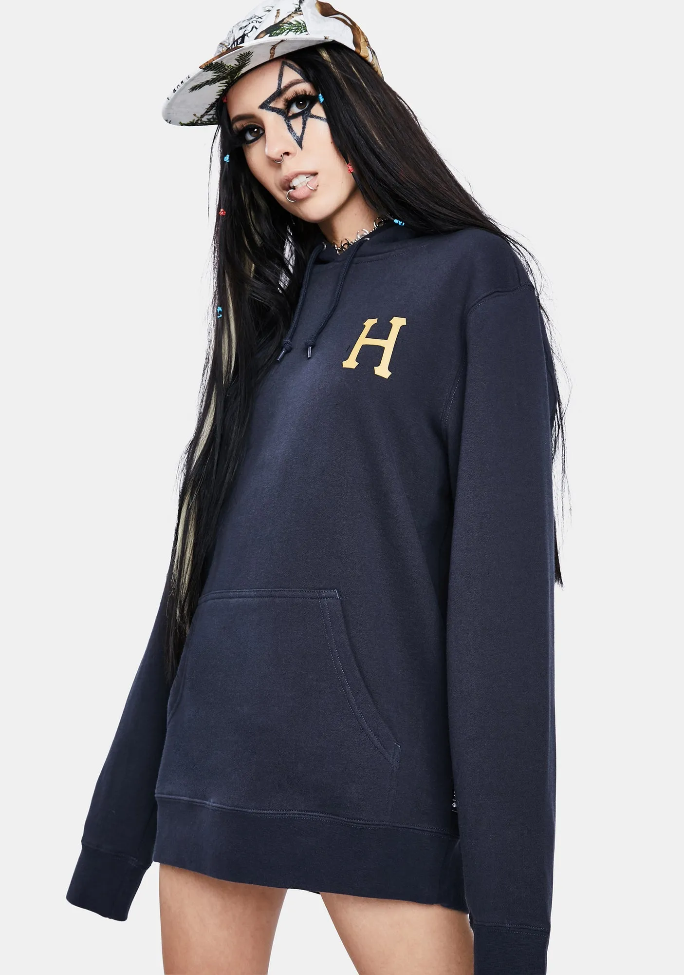 French Navy Planta Pullover Hoodie