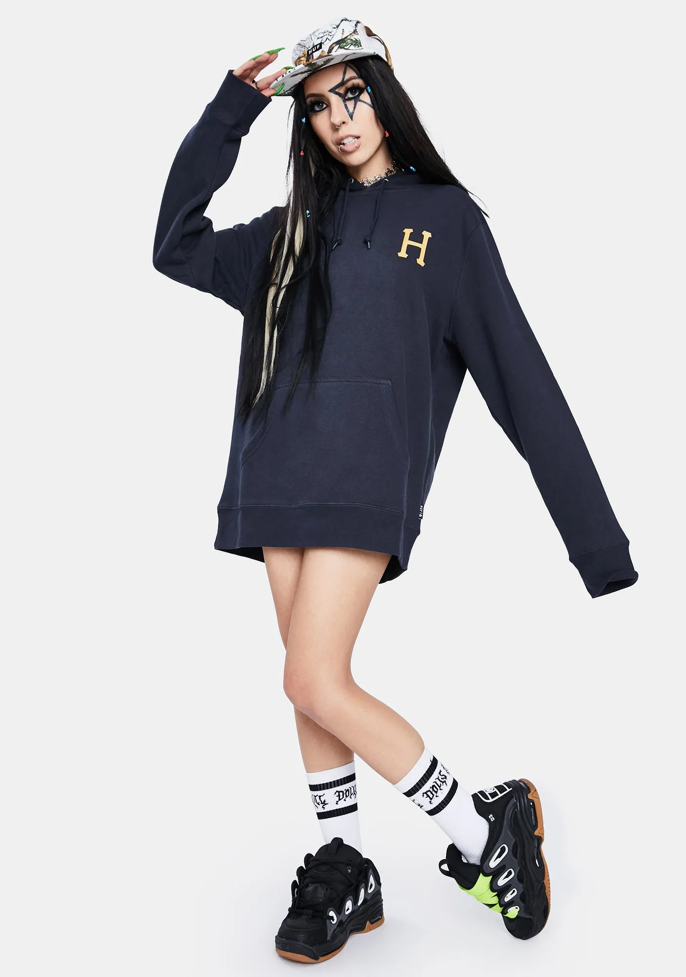 French Navy Planta Pullover Hoodie