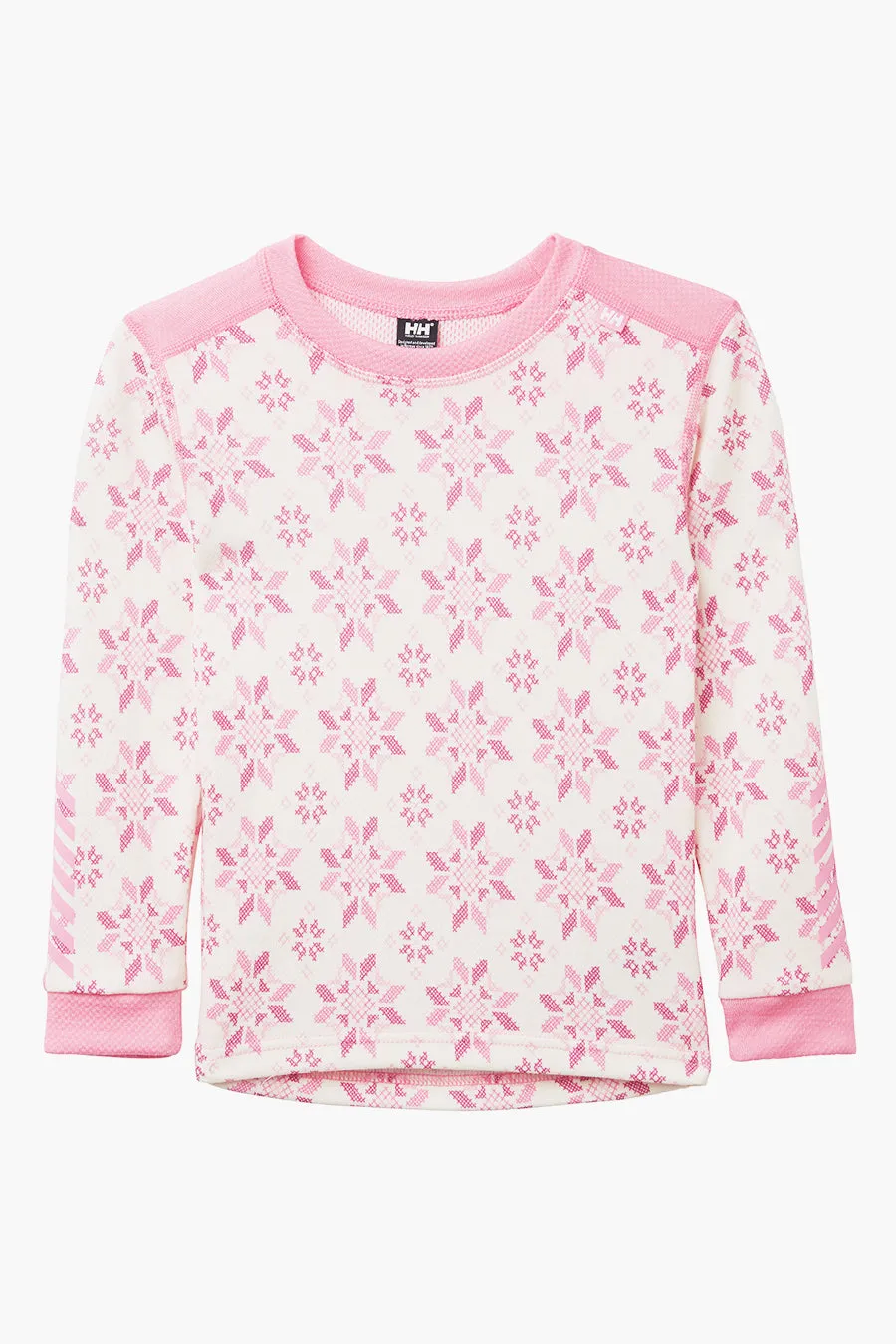 Girls Baselayer Helly Hansen Kids Lifa Merino Set Sugar Pink