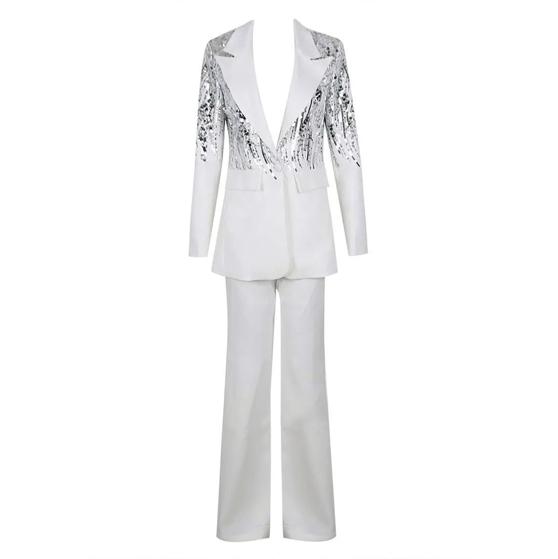 Gwen Two-Piece Sequined Suit