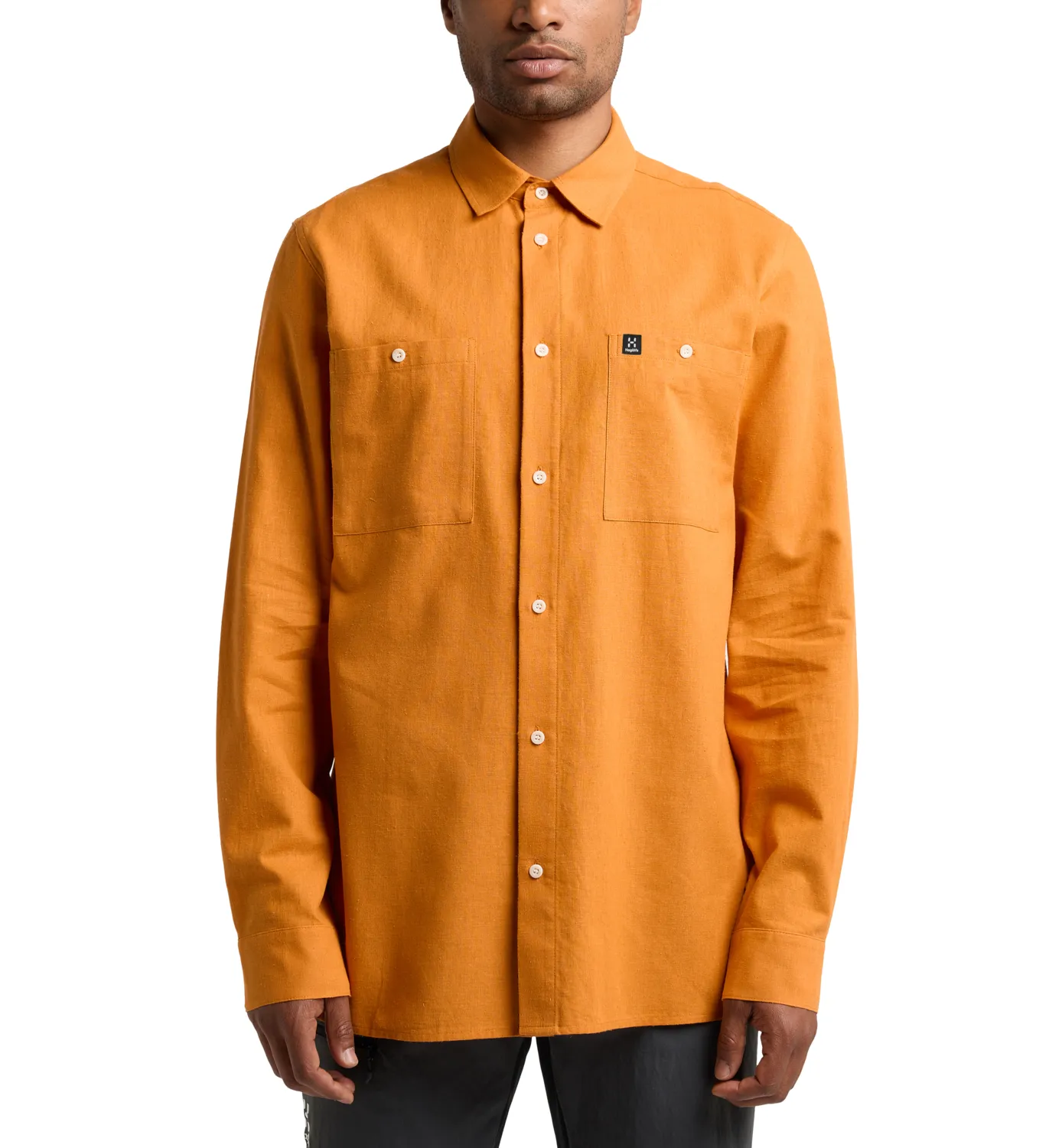 Haglöfs Men&#x27;s Curious Hemp Shirt Desert Yellow | Buy Haglöfs Men&#x27;s Curious Hemp Shirt Desert Yellow here | Outnorth