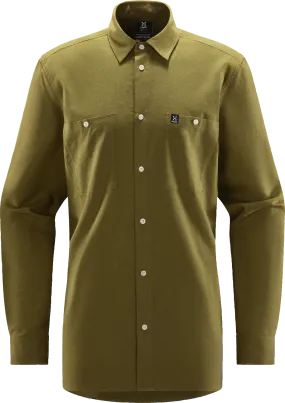 Haglöfs Men&#x27;s Curious Hemp Shirt Olive Green | Buy Haglöfs Men&#x27;s Curious Hemp Shirt Olive Green here | Outnorth