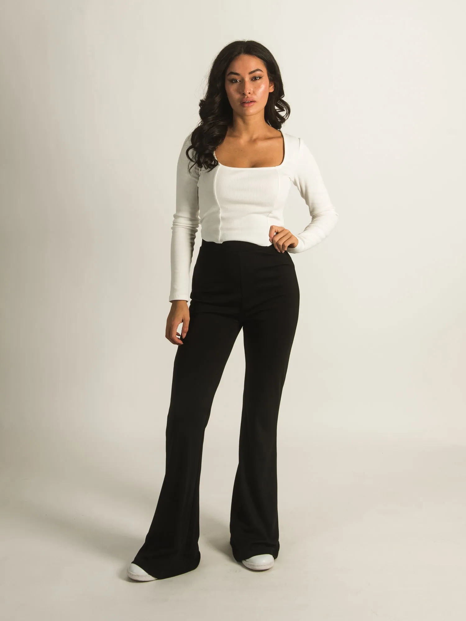 HARLOW HIGH RISE FLARE PANTS - CLEARANCE