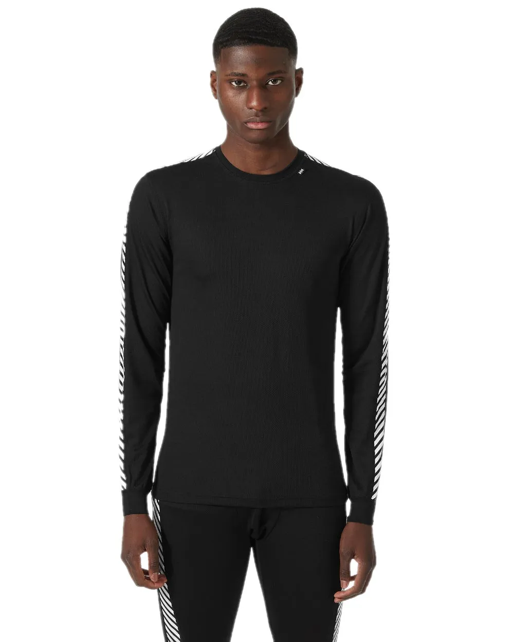 Helly Hansen Mens Lifa Stripe Long Sleeve Crew Base Layer