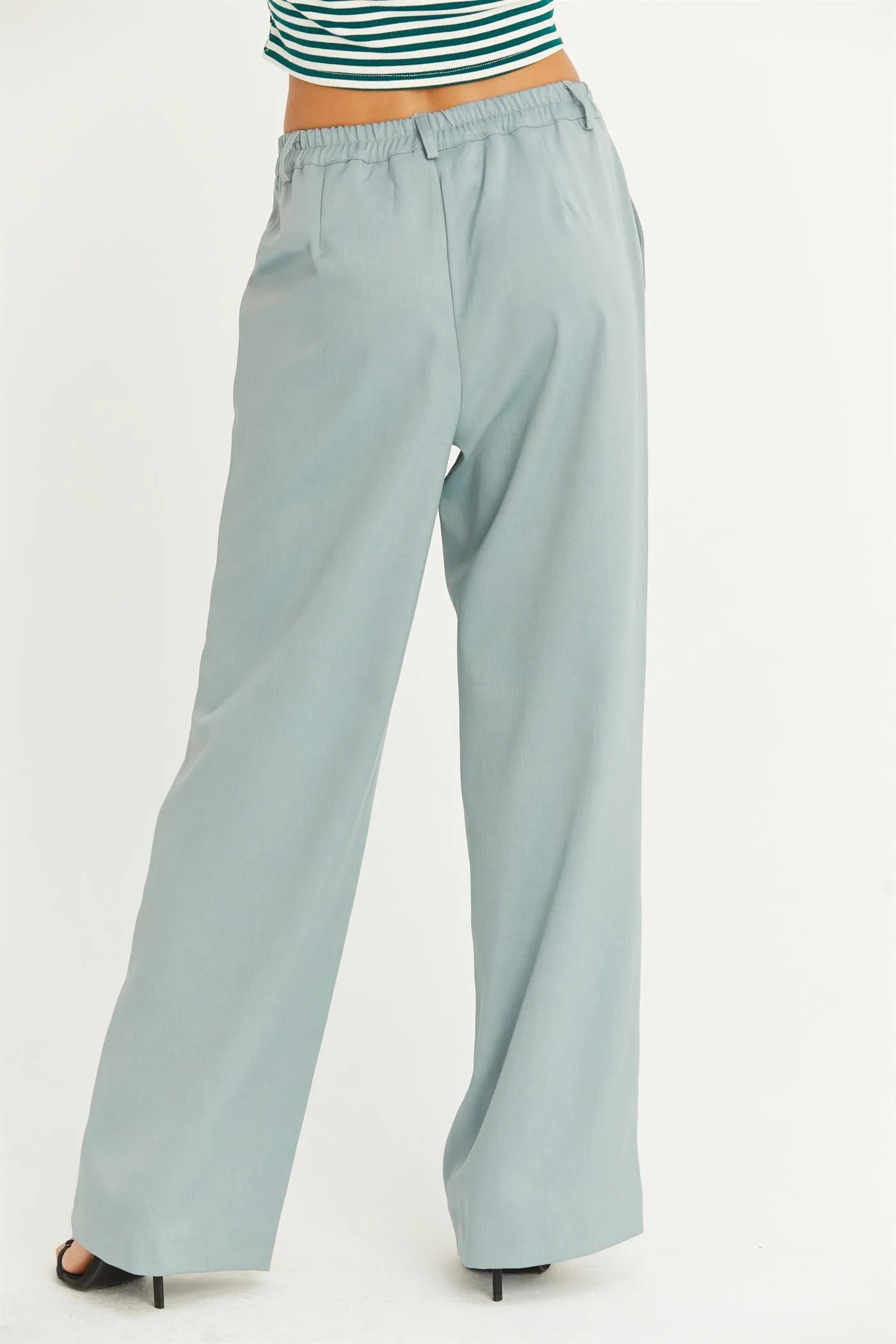 HF24G096-HIGH WAIST STRAIGHT LEG PANTS