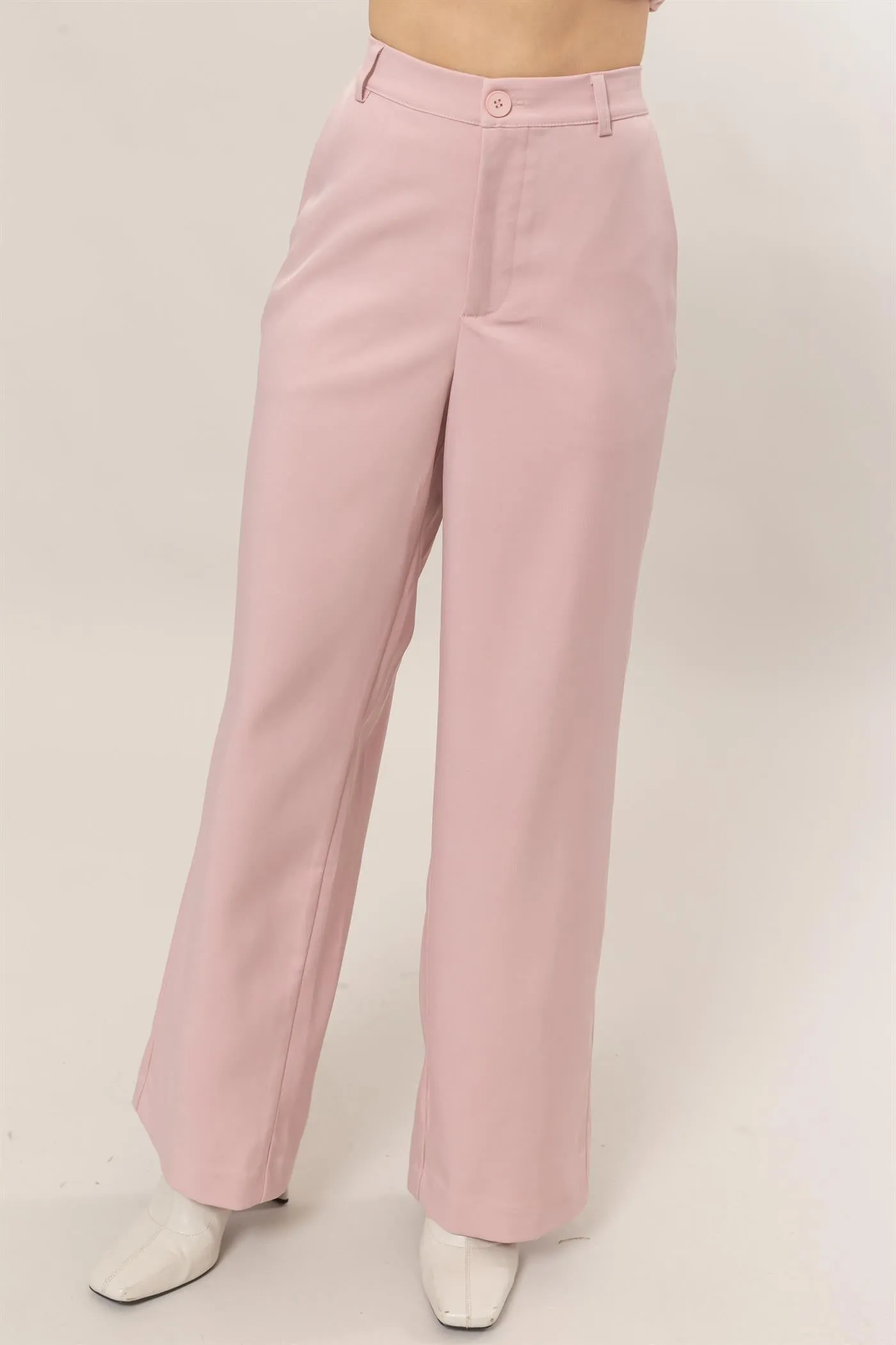 HF24G096-HIGH WAIST STRAIGHT LEG PANTS