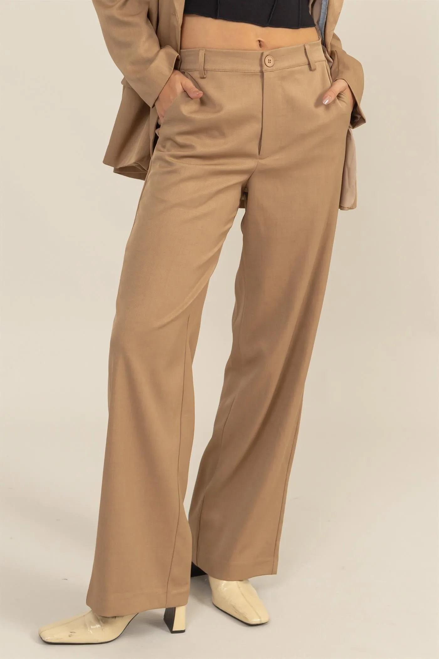 HF24G096-HIGH WAIST STRAIGHT LEG PANTS