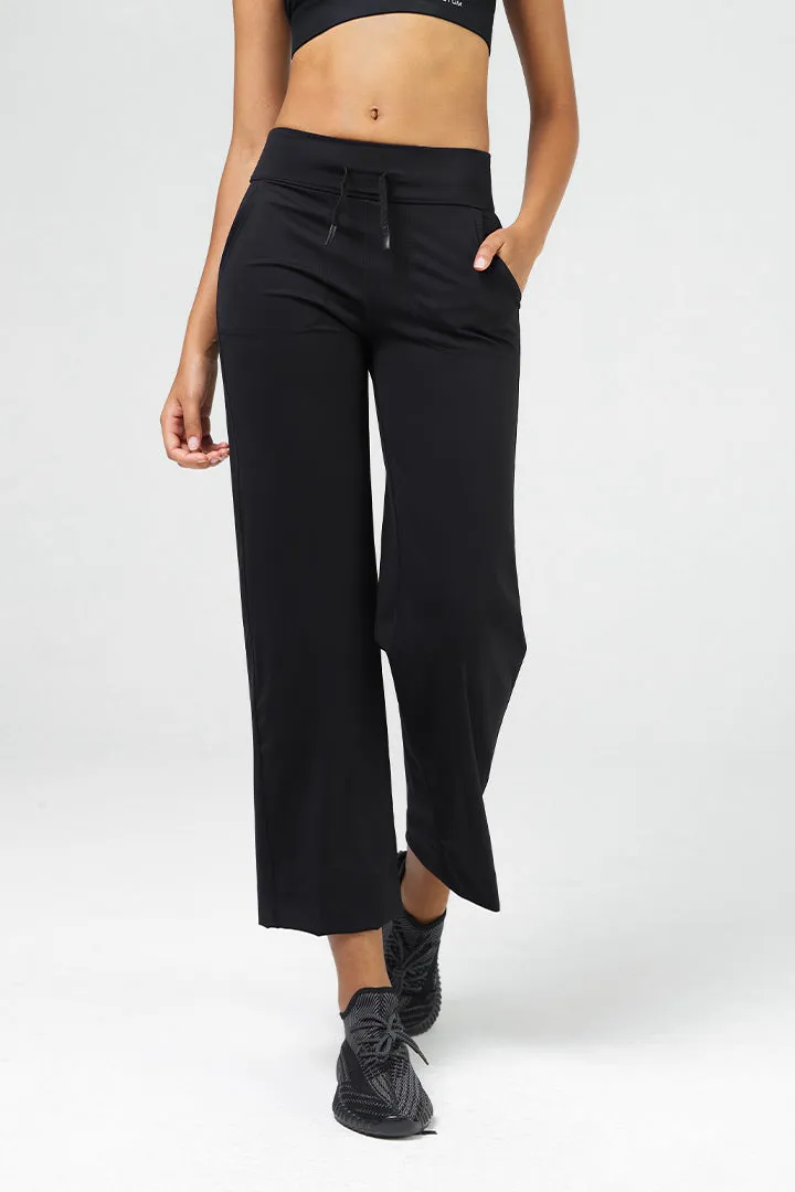 High-Waist Straight Leg Pant