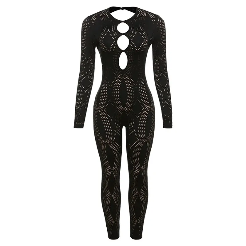 Kamila Mesh Jumpsuit