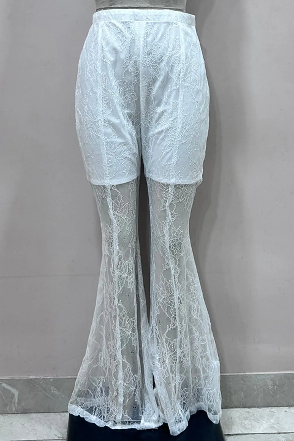 Lace Flared Pants