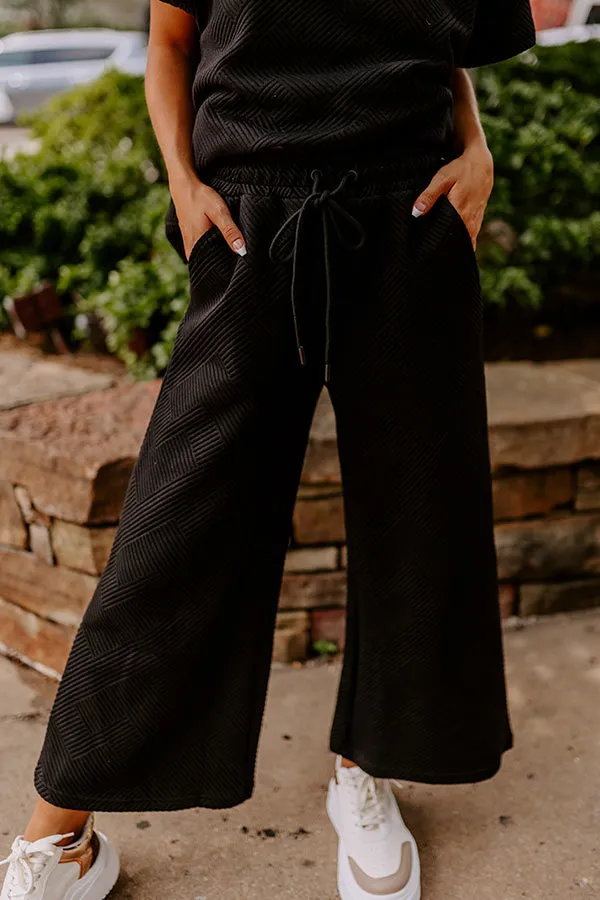 Lattes First High Waist Trousers in Black