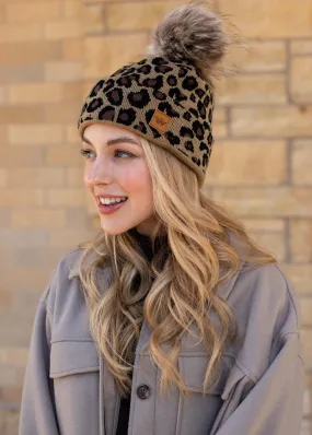 Leopard Print Beanies