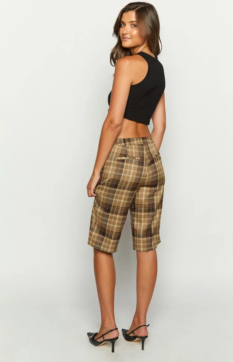 Lioness Kurt Chocolate Check Culottes