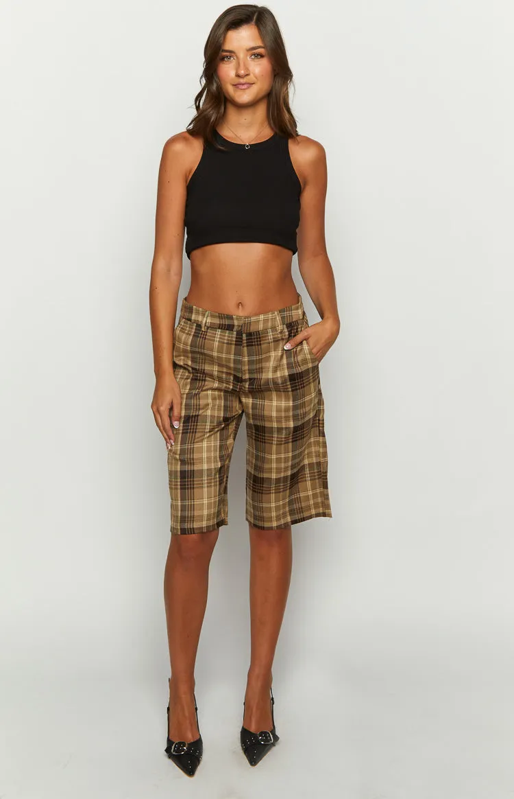 Lioness Kurt Chocolate Check Culottes