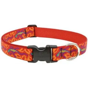 Lupine GoGo Gecko Medium Dog Collar 1 Inch Wide