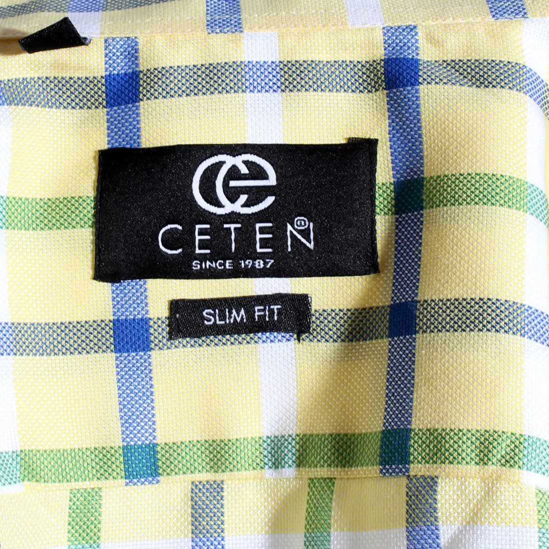 Men shirt- colored karohat  / made in Turkey -3301