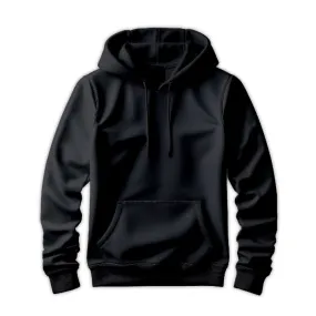 Men's Pullover Hoodie in Black