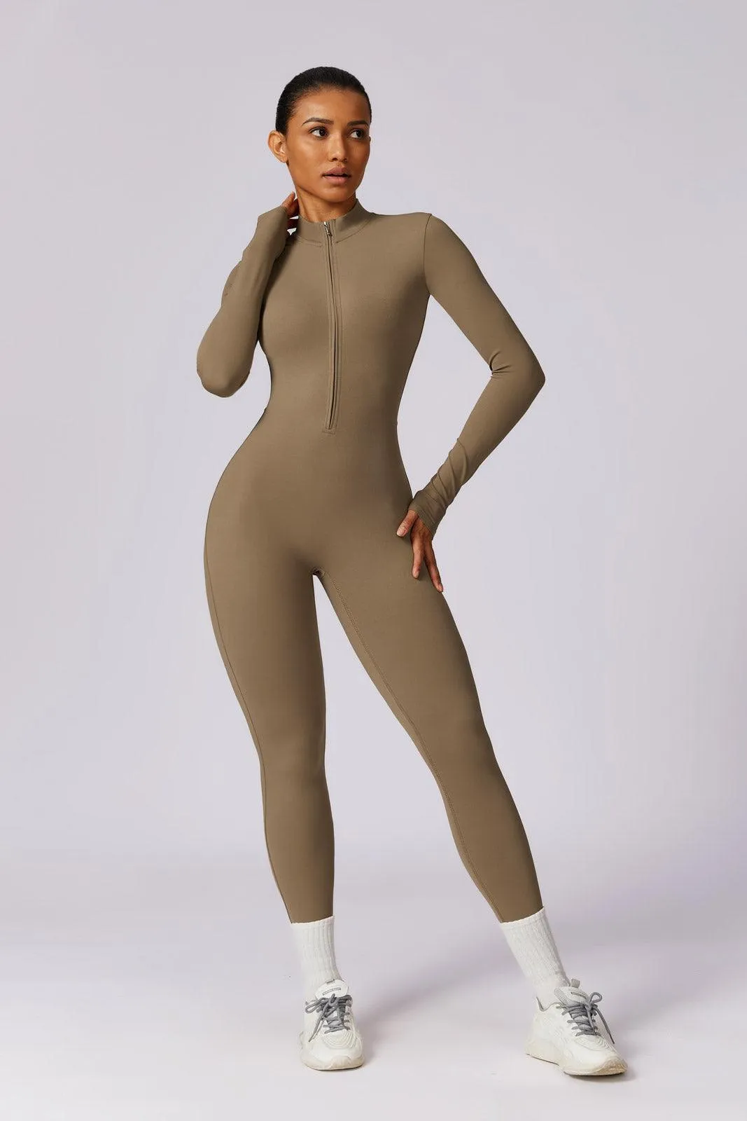 Mia Jumpsuit - Beige