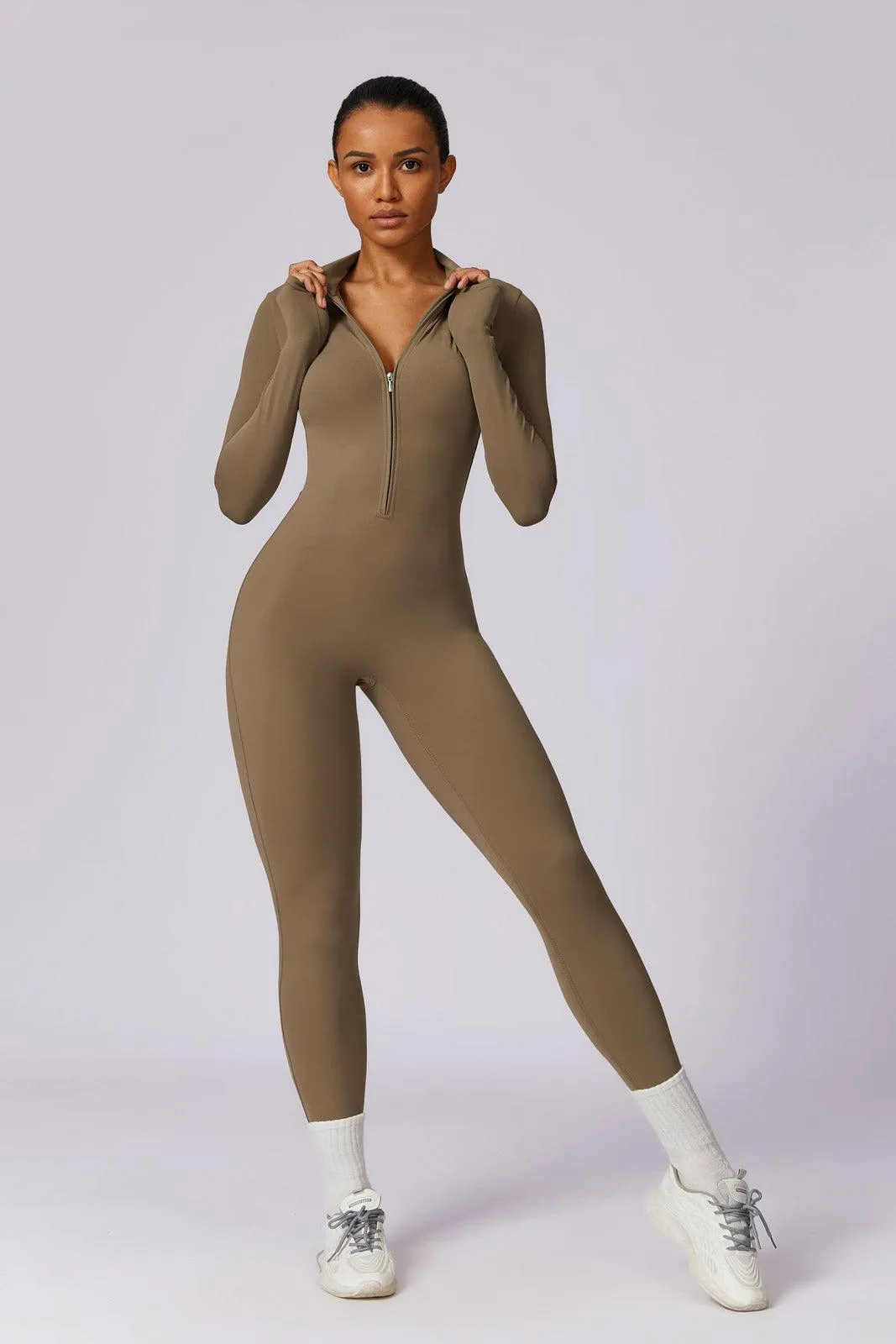 Mia Jumpsuit - Beige