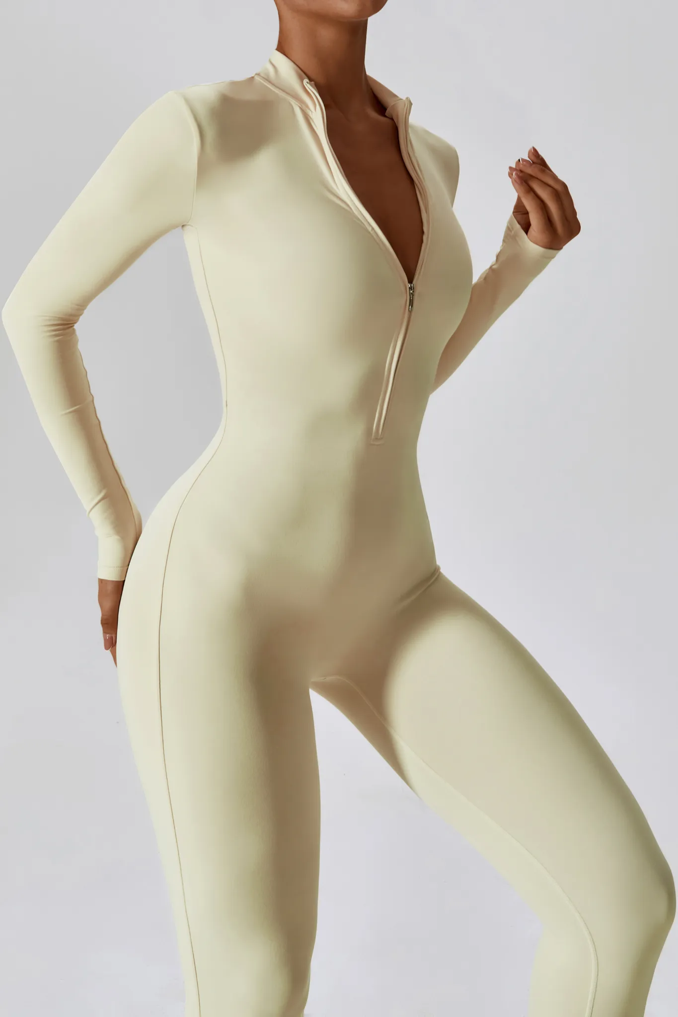 Mia Jumpsuit - Beige