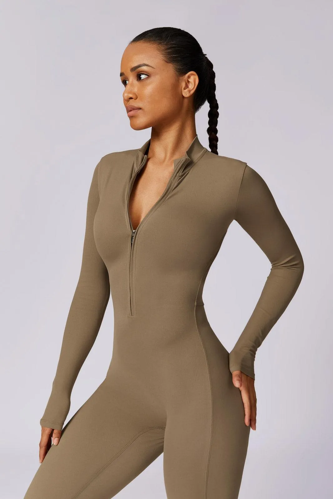 Mia Jumpsuit - Beige