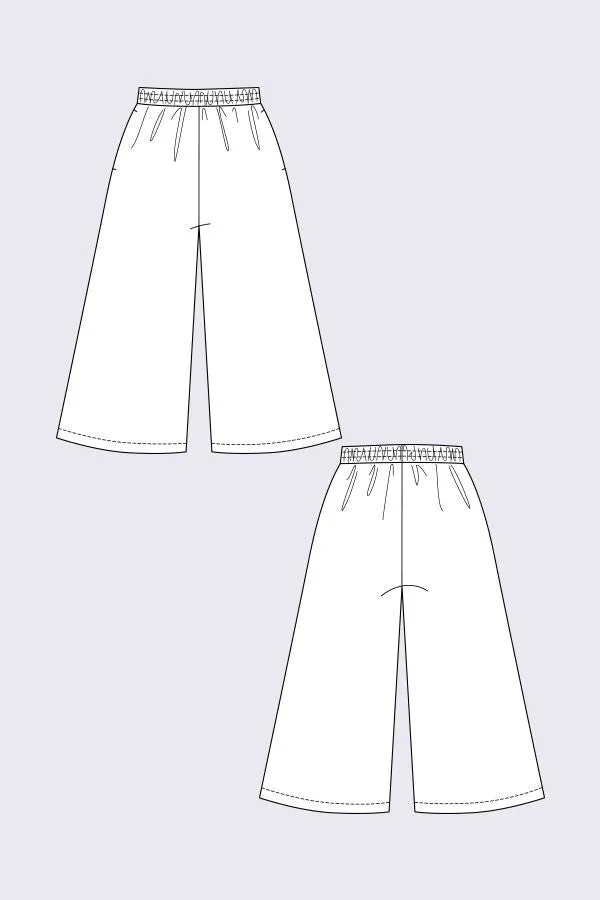 NAMED CLOTHING • Ninni Elastic Waist Culottes