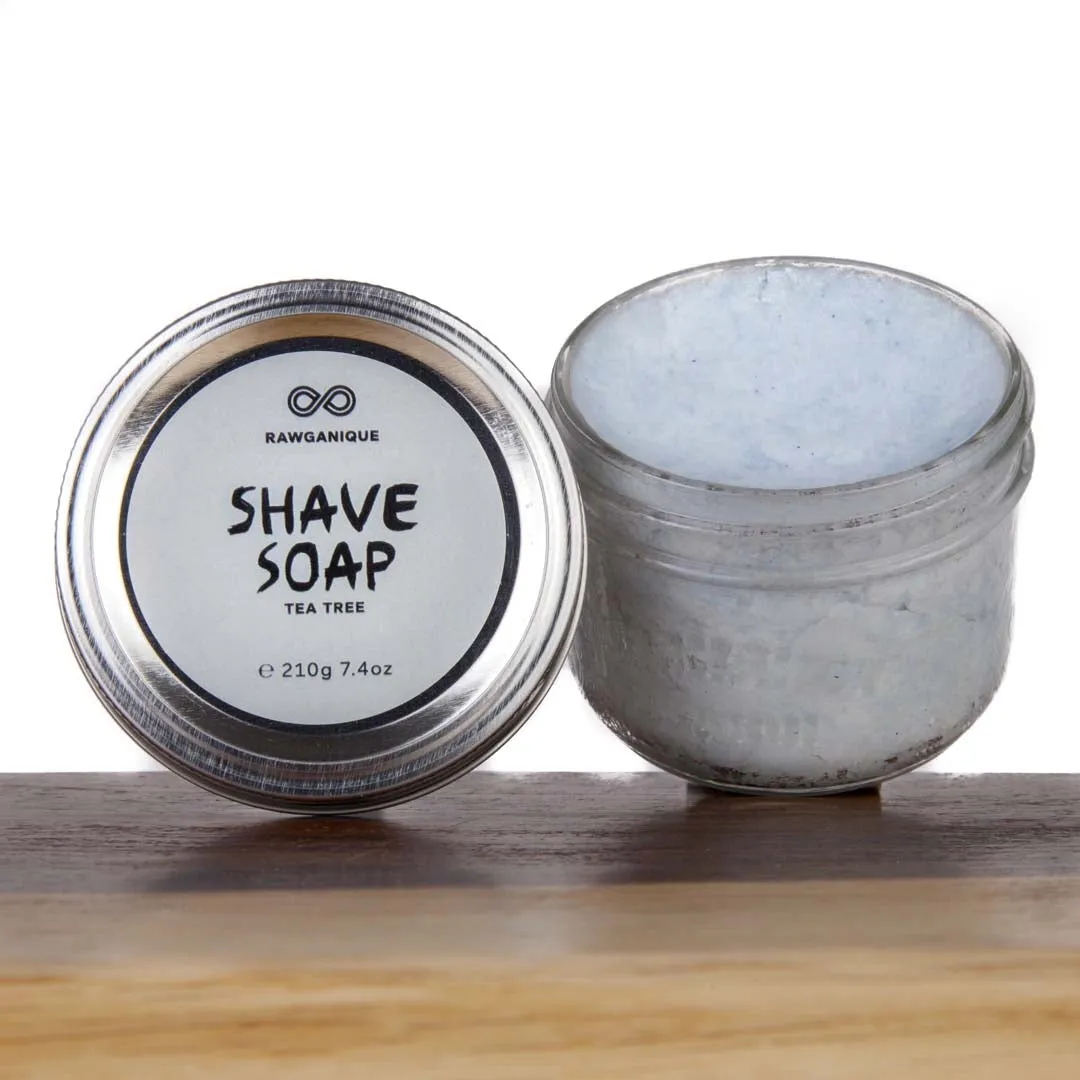 Organic Shave Soap 210ml Glass Jar