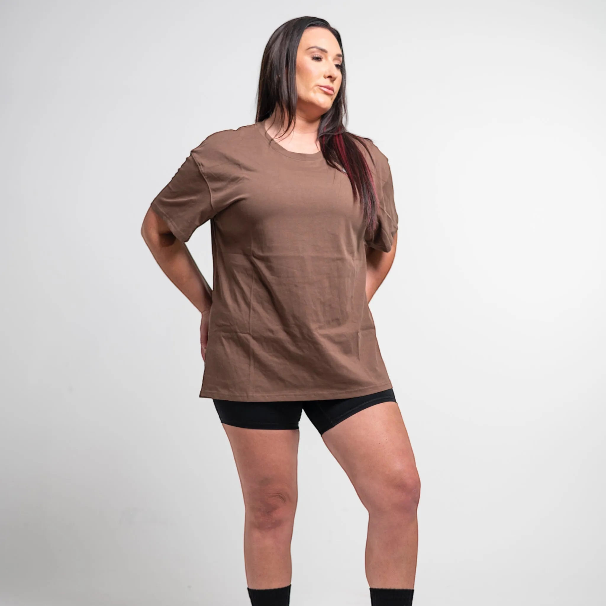 oversized t shirt women coffee