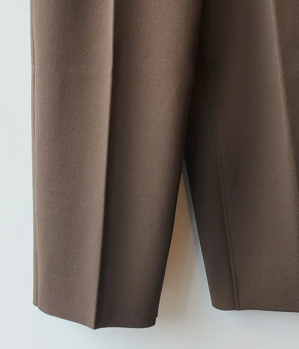 PHEENY/AMUNZEN HIGH WAIST TAPERED PANTS(KHAKI)