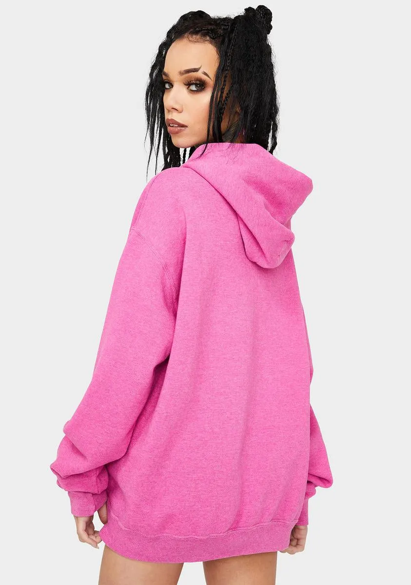 Pink Porn Star Pullover Hoodie