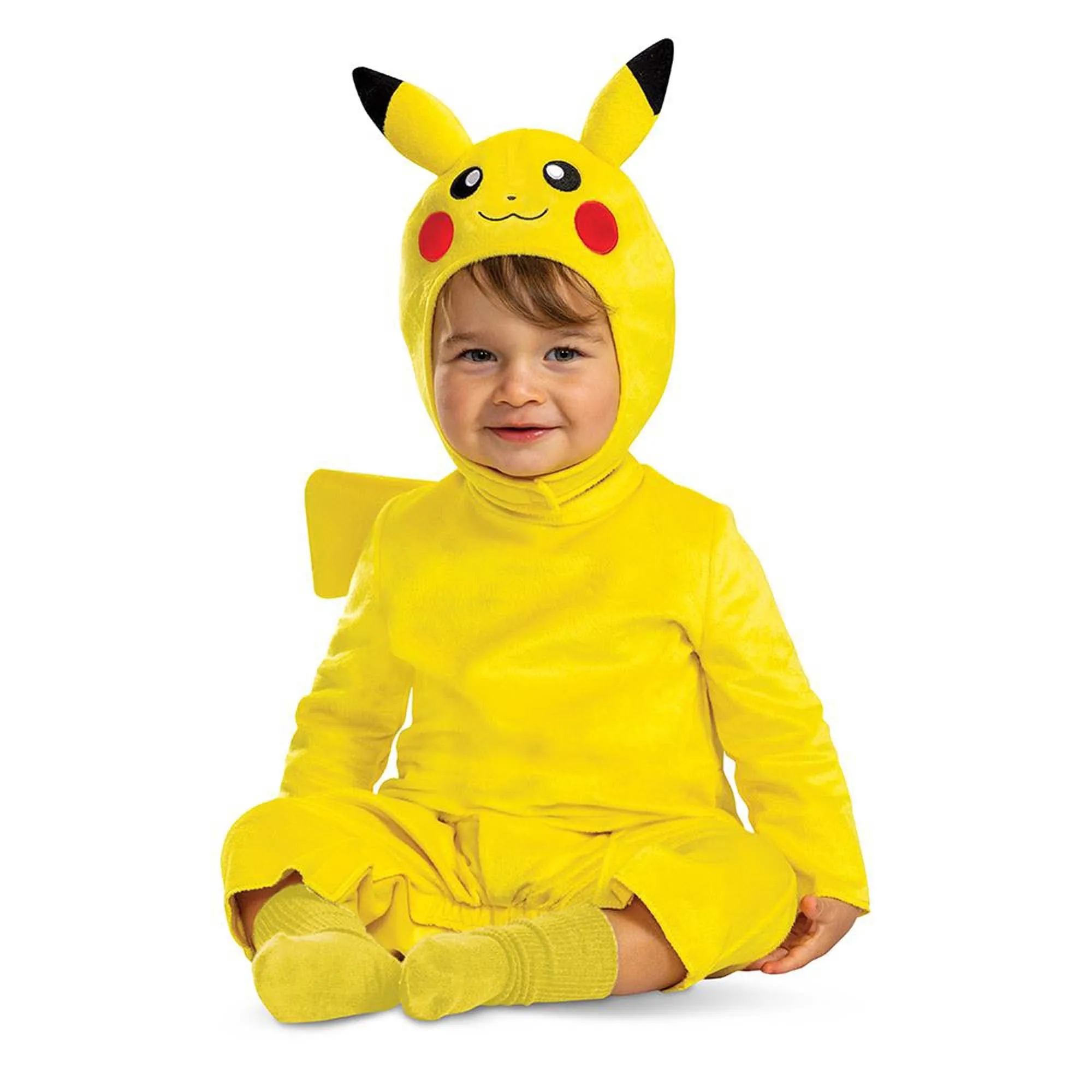 Pokémon Pikachu Jumpsuit Costume for Babies and Toddlers, Yellow Jumpsuit